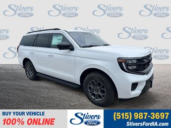 2025 Oxford White Ford Expedition SUV 4 Door EcoBoost 3.5L V6 GTDi DOHC 24V Twin Turbocharged Engine 4X4