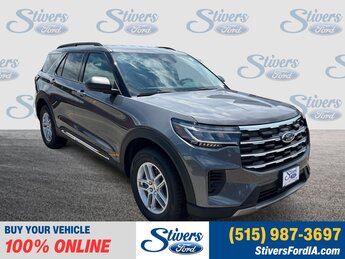 2025 Carbonized Gray Metallic Ford Explorer Active Automatic 4 Door 2.3L EcoBoost I-4 Engine 4X4
