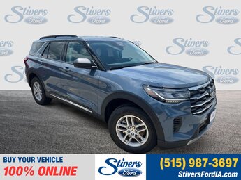 2025 Vapor Blue Metallic Ford Explorer Active Automatic 4 Door 4X4 2.3L EcoBoost I-4 Engine