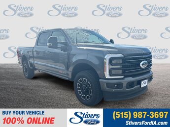 2025 Carbonized Gray Metallic Ford Super Duty F-250 SRW Platinum Automatic 6.7L High Output Power Stroke V8 Diesel Engine 4 Door Truck