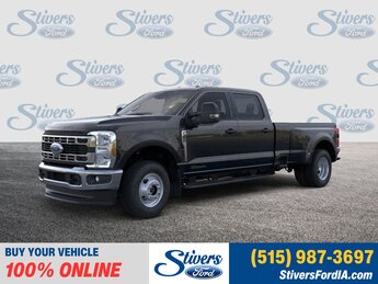 2025 Agate Black Metallic Ford Super Duty F-350 DRW XLT 4 Door Automatic 4X4 Power Stroke 6.7L V8 DI 32V OHV Turbodiesel Engine