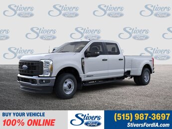 2025 White Ford Super Duty F-350 DRW Truck Automatic 4X4 4 Door Power Stroke 6.7L V8 DI 32V OHV Turbodiesel Engine