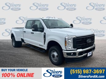 2025 Oxford White Ford Super Duty F-350 DRW XL 4 Door Power Stroke 6.7L V8 DI 32V OHV Turbodiesel Engine Truck 4X4 Automatic