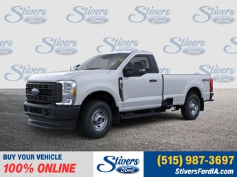 2025 Oxford White Ford Super Duty F-250 SRW XL 4X4 6.8L V8 Engine 2 Door Automatic