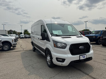 2024 Oxford White Ford Transit-250 Base 3 Door 3.5L V6 Flex Fuel Engine Van RWD Automatic