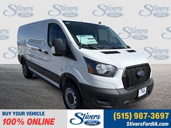 2025 Oxford White Ford Transit-250 Base RWD Automatic 3 Door 3.5L V6 Flex Fuel Engine