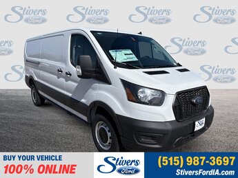 2025 Oxford White Ford Transit-250 Base 3 Door RWD 3.5L V6 Flex Fuel Engine Automatic