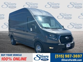 2025 Carbonized Gray Metallic Ford Transit-350 Base AWD 3 Door Automatic Van