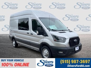2025 Ingot Silver Metallic Ford Transit-350 Base Automatic Van 3 Door AWD
