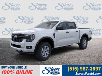 2025 Ford Ranger XL Truck 4 Door 4X4 EcoBoost 2.3L I4 GTDi DOHC Turbocharged VCT Engine Automatic
