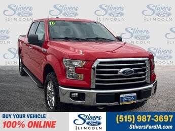 2016 Race Red Ford F-150 XLT 4X4 4 Door Truck