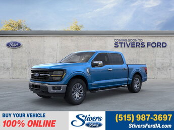 2025 Atlas Blue Metallic Ford F-150 XLT 4 Door Automatic Truck 4X4
