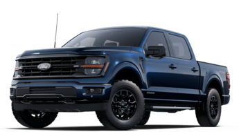 2025 Antimatter Blue Metallic Ford F-150 XLT 4 Door Truck 4X4 3.5L PowerBoost Full-Hybrid V6 Engine