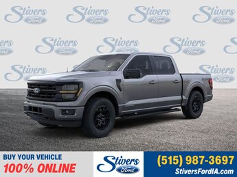2025 Carbonized Gray Metallic Ford F-150 XLT 3.5L PowerBoost Full-Hybrid V6 Engine Automatic 4X4 4 Door Truck