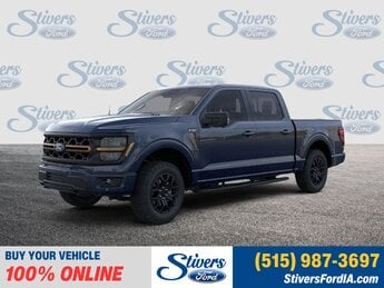 2025 Antimatter Blue Metallic Ford F-150 Tremor Automatic 5.0L V8 Engine 4X4