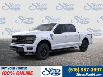 2025 Space White Metallic Ford F-150 Tremor Truck 3.5L V6 EcoBoost Engine 4X4