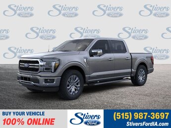 2025 Carbonized Gray Metallic Ford F-150 Lariat 4 Door 4X4 Truck