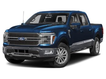 2025 Antimatter Blue Metallic Ford F-150 King Ranch Truck 4 Door 4X4 Automatic 3.5L PowerBoost Full-Hybrid V6 Engine