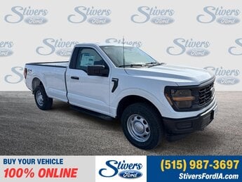 2025 Oxford White Ford F-150 XL 4X4 Automatic Truck 2 Door