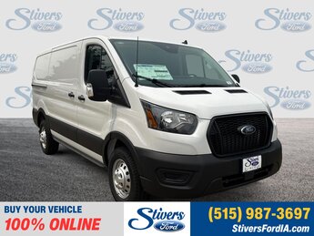2025 Oxford White Ford Transit-150 Base AWD 3.5L V6 Flex Fuel Engine Van 3 Door Automatic