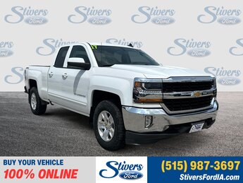 2017 Summit White Chevrolet Silverado 1500 LT Automatic EcoTec3 5.3L V8 Engine 4 Door 4X4 Truck