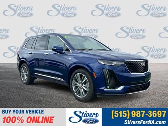 2025 Opulent Blue Metallic Cadillac XT6 Premium Luxury SUV Automatic FWD 3.6L V6 DI VVT Engine
