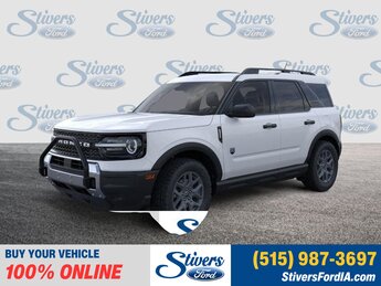 2025 Oxford White Ford Bronco Sport Big Bend SUV Automatic 4X4 1.5L EcoBoost Engine