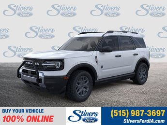 2025 Oxford White Ford Bronco Sport Big Bend 1.5L EcoBoost Engine SUV Automatic 4X4