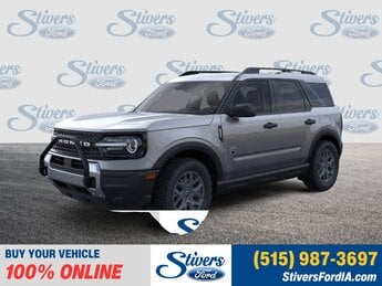 2025 Carbonized Gray Metallic Ford Bronco Sport Big Bend Automatic 4X4 SUV 1.5L EcoBoost Engine