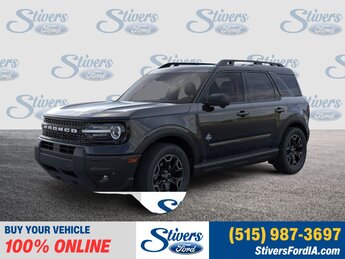 2025 Shadow Black Ford Bronco Sport Outer Banks 4 Door 1.5L EcoBoost Engine 4X4