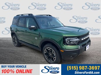 2025 Eruption Green Metallic Ford Bronco Sport Outer Banks 4X4 SUV Automatic 1.5L EcoBoost Engine