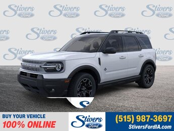 2025 Oxford White Ford Bronco Sport Outer Banks SUV 4X4 Automatic