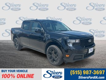 2025 Shadow Black Ford Maverick XLT Truck 4 Door Automatic (CVT) EcoBoost 2.0L I4 GTDi DOHC Turbocharged VCT Engine AWD