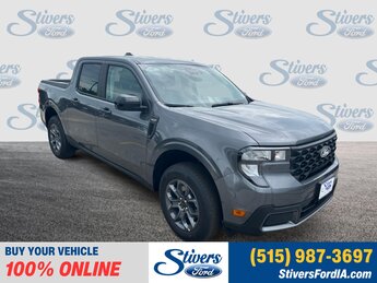 2025 Carbonized Gray Metallic Ford Maverick XLT AWD EcoBoost 2.0L I4 GTDi DOHC Turbocharged VCT Engine 4 Door