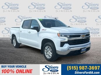 2022 Chevrolet Silverado 1500 LT 4X4 EcoTec3 5.3L V8 Engine 4 Door Truck