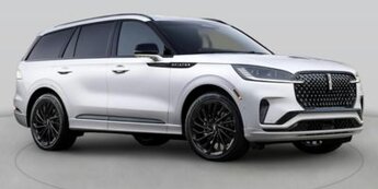2025 White Metallic Lincoln Aviator Reserve 4 Door AWD SUV 3.0L V6 Engine Automatic