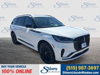 2025 Pristine White Metallic Tri-Coat Lincoln Aviator Reserve 4 Door 3.0L V6 Engine Automatic AWD