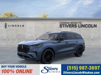 2025 Whisper Blue Metallic Clearcoat Lincoln Aviator Reserve Automatic 4 Door AWD