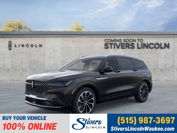 2025 Infinite Black Metallic Clearcoat Lincoln Nautilus Reserve 2.0L GTDi Engine SUV AWD