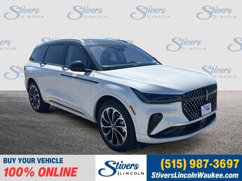 2025 White Platinum Metallic Tri-Coat Lincoln Nautilus Reserve 4 Door 2.0L GTDi Engine SUV Automatic
