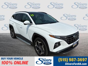 2024 White Pearl Hyundai Tucson Hybrid Limited 4 Door AWD Automatic SUV