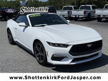 2024 Oxford White Ford Mustang EcoBoost Premium Automatic EcoBoost 2.3L I4 GTDi DOHC Turbocharged VCT Engine RWD Convertible 2 Door