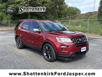 2018 Ruby Red Metallic Tinted Clearcoat Ford Explorer XLT Automatic FWD 3.5L 6-Cylinder SMPI DOHC Engine
