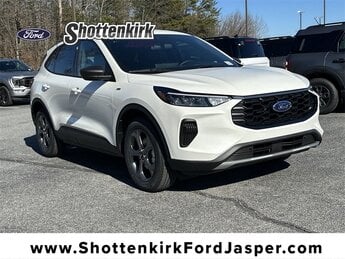 2025 Star White Metallic Tri-Coat Ford Escape ST-Line Automatic 4 Door FWD SUV 2.5L iVCT Engine