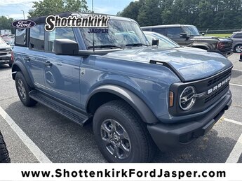 2025 Azure Gray Metallic Tri-Coat Ford Bronco Big Bend SUV 4X4 2.3L EcoBoost I-4 Engine 4 Door Automatic
