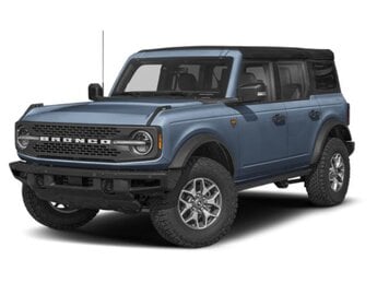 2025 Azure Gray Metallic Tri-Coat Ford Bronco Badlands 2.7L EcoBoost V6 Engine SUV Manual