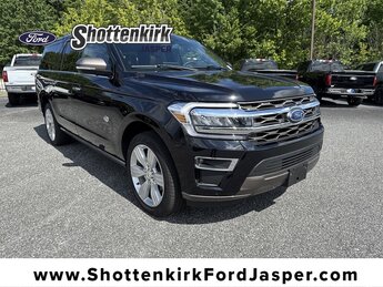 2024 Agate Black Metallic Ford Expedition King Ranch Max SUV RWD EcoBoost 3.5L V6 GTDi DOHC 24V Twin Turbocharged Engine 4 Door