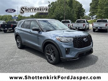 2025 Vapor Blue Metallic Ford Explorer ST 4 Door 3.0L EcoBoost V6 Engine Automatic 4X4