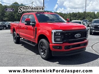 2023 Race Red Ford Super Duty F-250 SRW Lariat 4 Door 4X4 Automatic Truck
