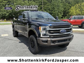 2022 Antimatter Blue Metallic Ford Super Duty F-350 SRW King Ranch Automatic 4 Door Power Stroke 6.7L V8 DI 32V OHV Turbodiesel Engine 4X4